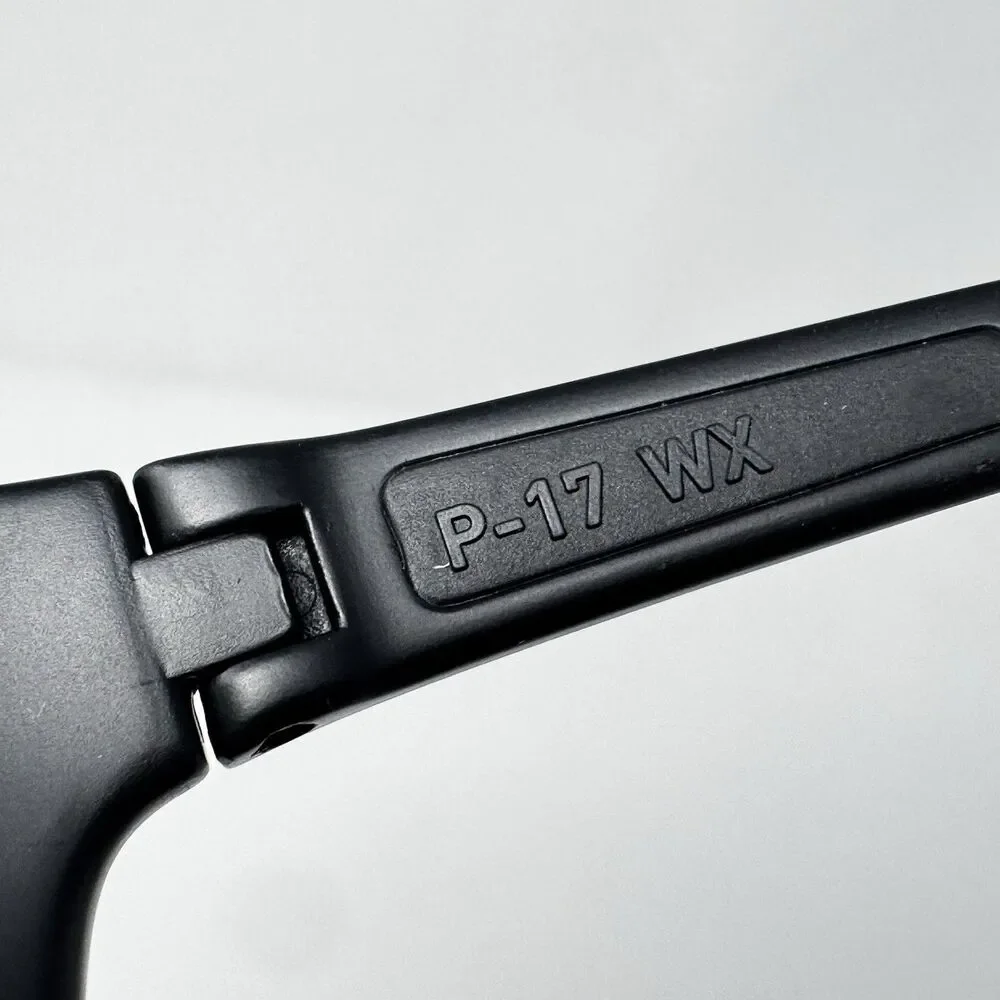 Wiley X P-17 WX 2402T Black Eyeglass Frames Z87-2+ 61-18-120